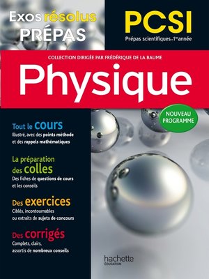 cover image of Exos Résolus--Prépas Physique PCSI